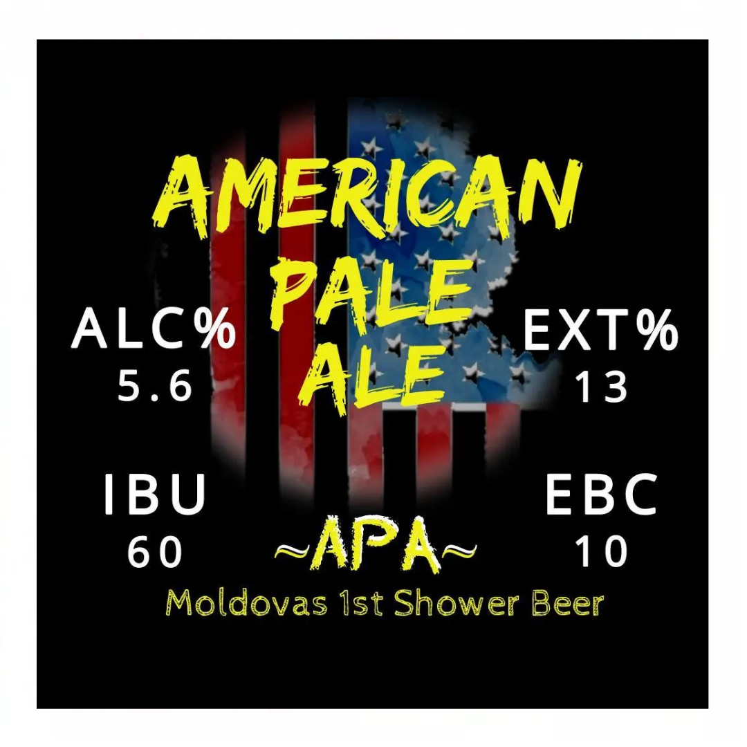 American Pale Ale- Golden, citrusy, with a pleasant bitterness.