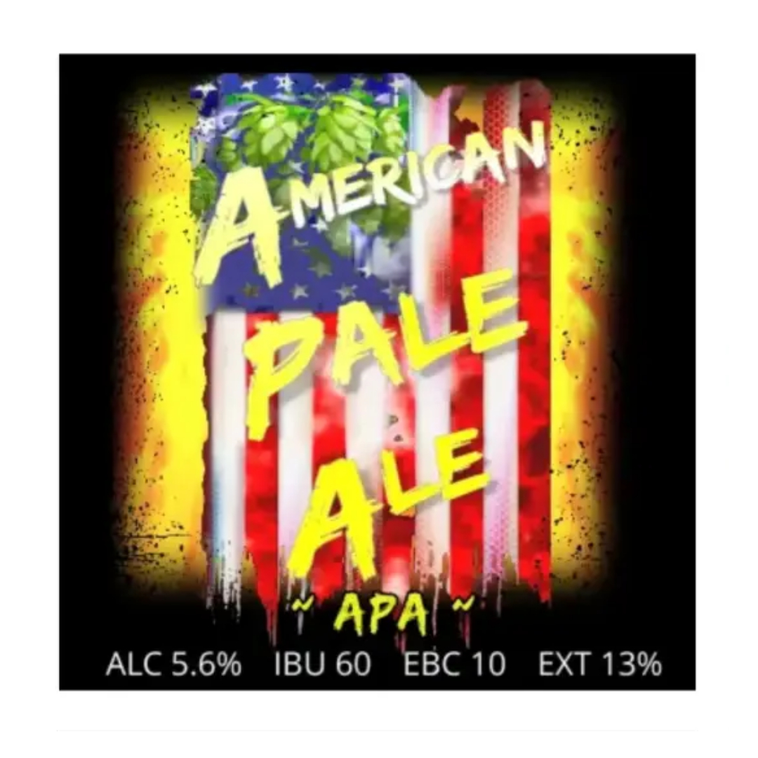 American Pale Ale- Golden, citrusy, with a pleasant bitterness.